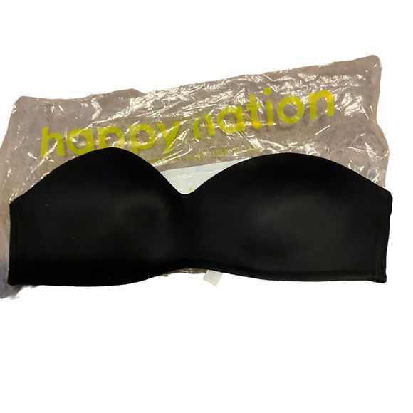 Victoria Secret NWT HAPPY NATION FOR TWEENS WIRELESS CONVERTIBLE BRA Black - Picture 3 of 5